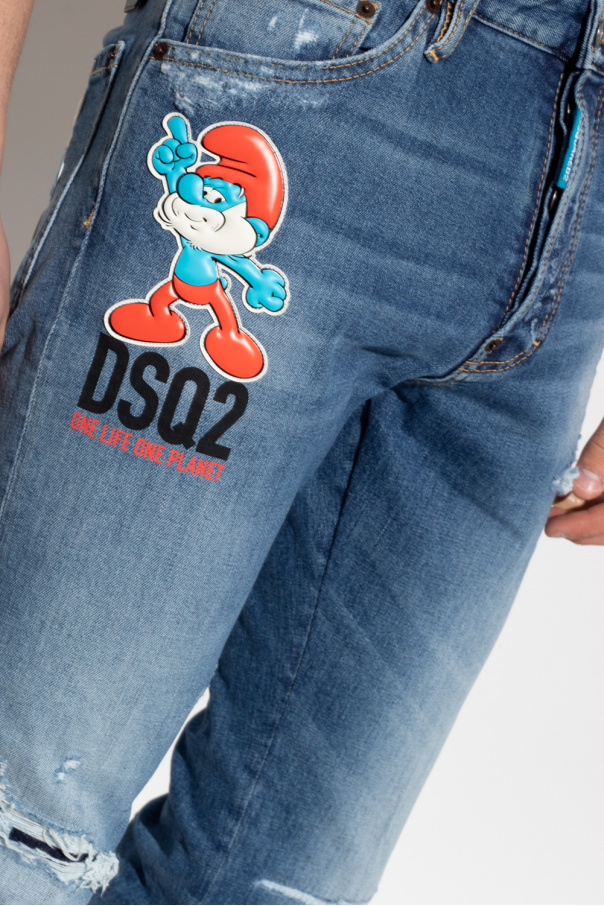 Dsquared2 フキ ミュル スニカ SNW025601600001 5117 Sneakersy DSQUARED2 - Lace-Up Low Top Sneakers SNM0081